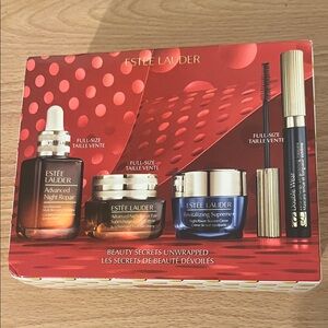 three full-sized Estée Lauder set